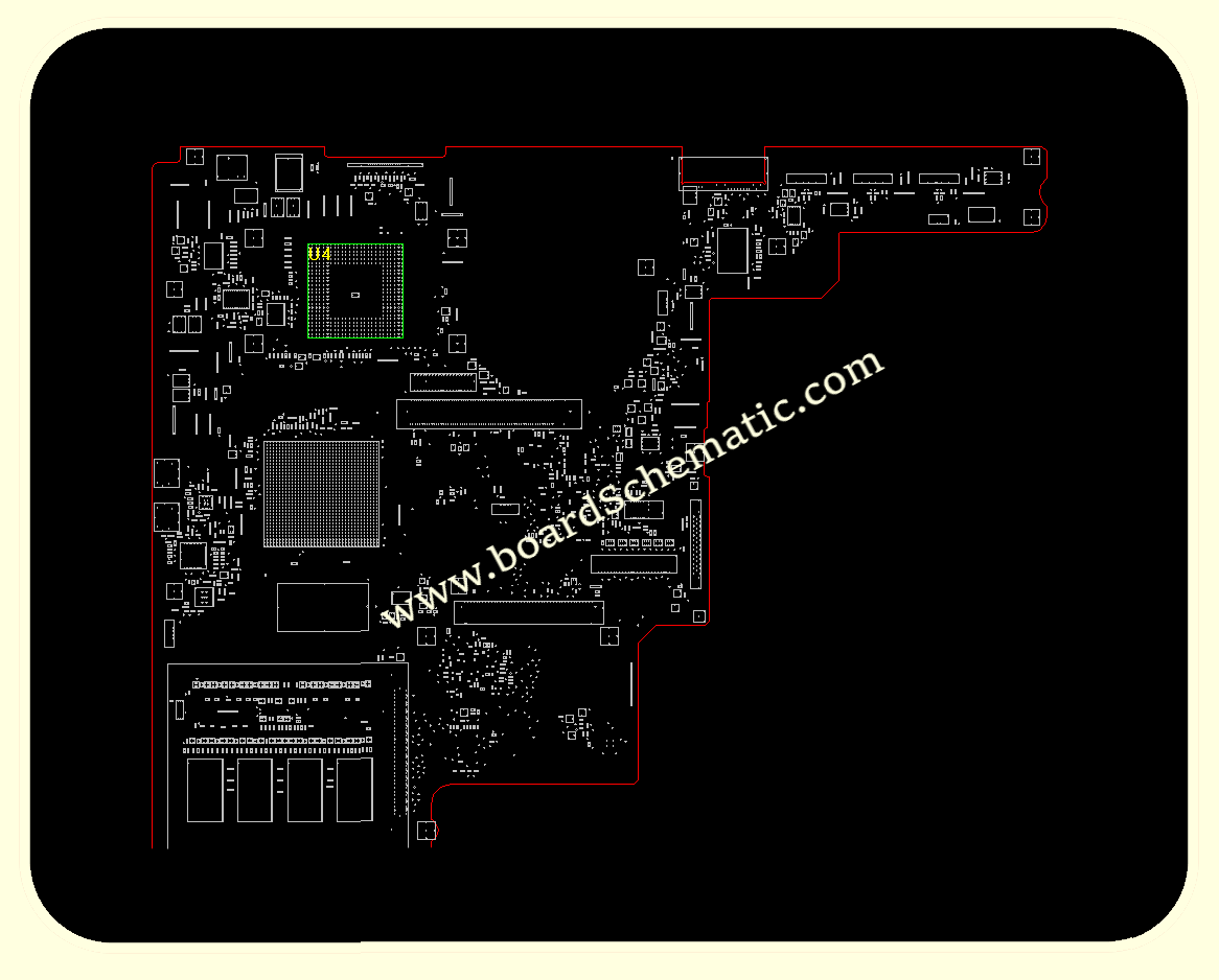 Toshiba M300 Board view